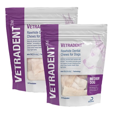 Vetradent Rawhide Dental Chews